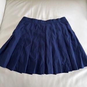 Nike Navy Blue Pleated Skirt